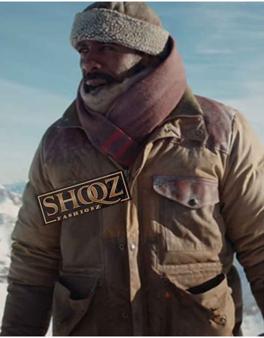 Idris Elba The Mountain Between Us Ben Bass Jacket Idris Elba The Mountain Between Us Ben Bass Jacket